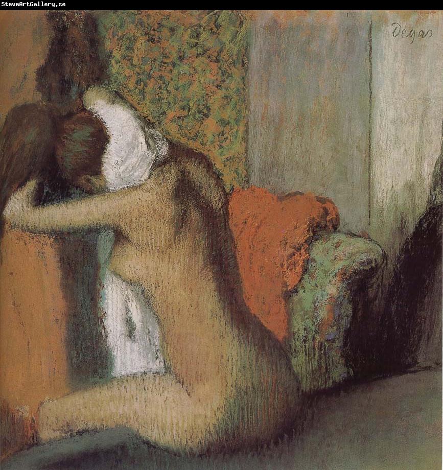 Edgar Degas After bath